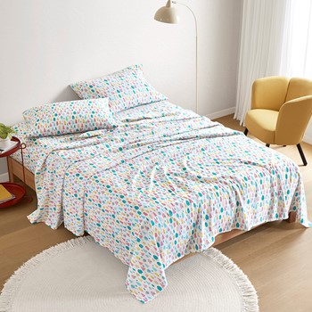 Wholesale Intelligent Design Cozy Soft Cotton Flannel Printed Sheet Set