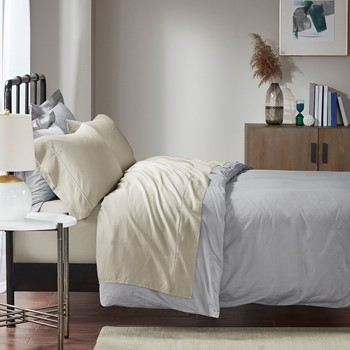 1500 Thread Count Cotton Blend 4 PC Sheet Set