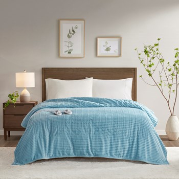 Wholesale Serta Corded Plush Heated Blanket