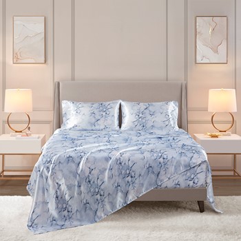 Wholesale Madison Park Essentials Printed Satin Sheet Set