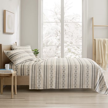 Wholesale True North by Sleep Philosophy Cozy Cotton Flannel Printed Sheet Set