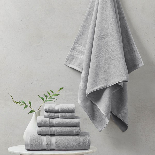 8pc Antimicrobial Washcloth Set Gray - Room Essentials™