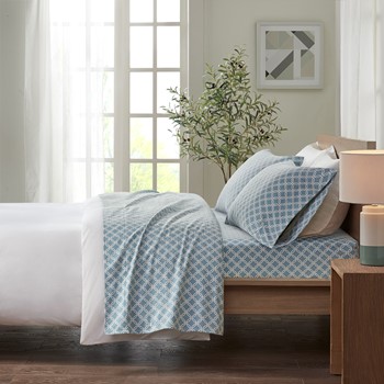 Wholesale True North by Sleep Philosophy Cozy Cotton Flannel Printed Sheet Set
