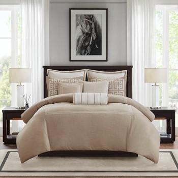 Wholesale Madison Park Signature Jarvis Embroidery Oversized Duvet Style Comforter Set