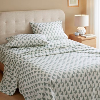Wholesale True North by Sleep Philosophy Cozy Cotton Flannel Printed Sheet Set