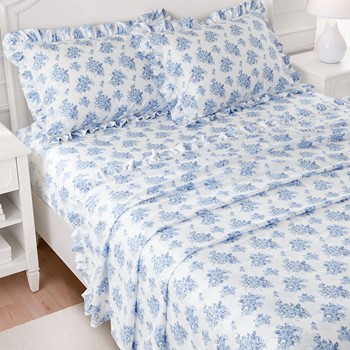 Wholesale Intelligent Design Microfiber Ruffle Sheets