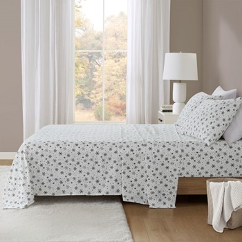 Wholesale Beautyrest Oversized Cotton Flannel 4 Piece Sheet Set