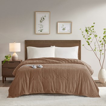Wholesale Serta Corded Plush Heated Blanket