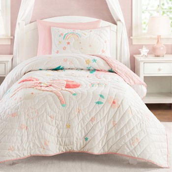 Wholesale Intelligent Design Kids Unicorn Dream Quilt Set