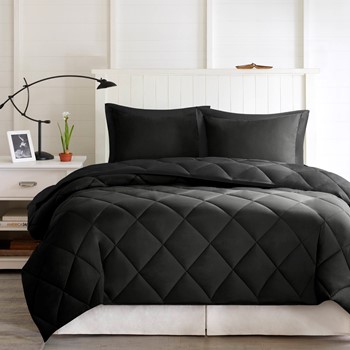 Larkspur 3M Scotchgard Reversible Down Alt Comforter Set