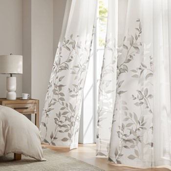 Wholesale Madison Park Cecily Burnout Printed Window Curtain Panel