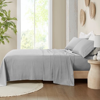 Wholesale Madison Park 300 Thread Count 100% Organic Cotton Deep Pocket Sheet Set
