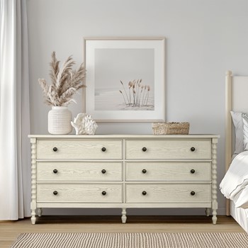 Beckett 6-drawer dresser (70"W)