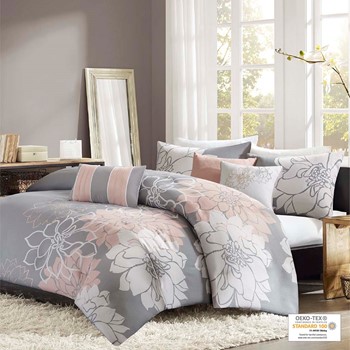 Modern Threads Valeria 8-Piece Embroidered Comforter Set - Queen