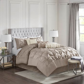 Wholesale Madison Park Laurel 7 Piece Tufted Comforter Set