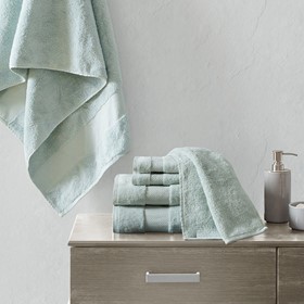 Turkish Cotton 6 Piece Bath Towel Set