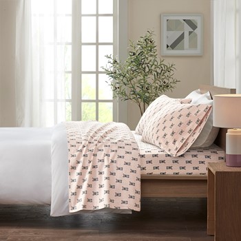 Wholesale True North by Sleep Philosophy Cozy Cotton Flannel Printed Sheet Set