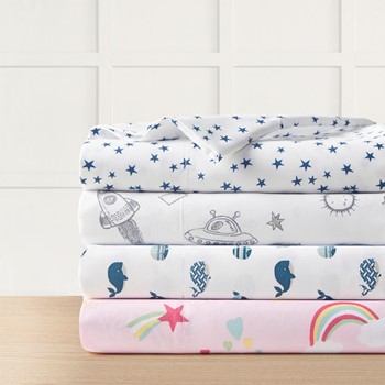 Printed Microfiber Sheet Set