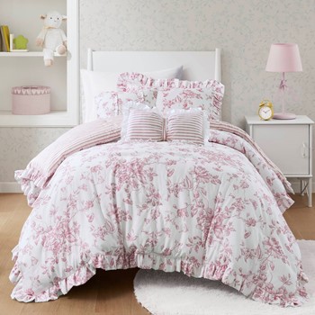 Wholesale Madison Park Essentials Adele Comforter Set with Decorative Pillows