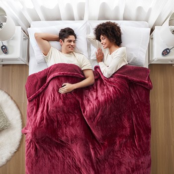 Wholesale Beautyrest Heated Microlight to Berber Blanket