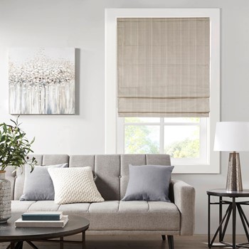 Galen Basketweave Cordless Roman Shade Collection
