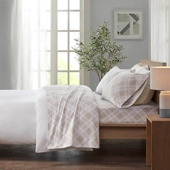 Wholesale True North by Sleep Philosophy Cozy Cotton Flannel Printed Sheet Set
