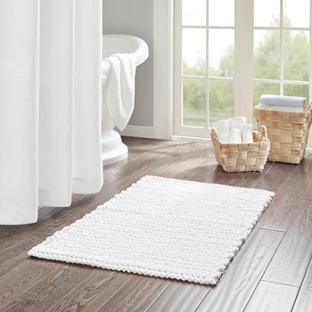 Wholesale Madison Park Lasso 100% Cotton Chenille Chain Stitch Rug