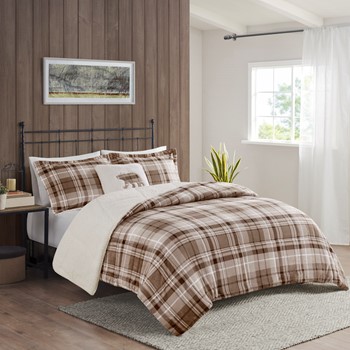 Wholesale Woolrich Alton Plush to Sherpa Down Alternative Comforter Set
