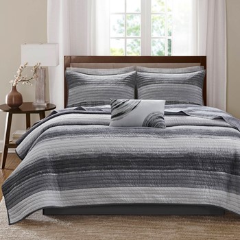 Wholesale Madison Park Essentials Saben Quilt Set with Cotton Bed Sheets