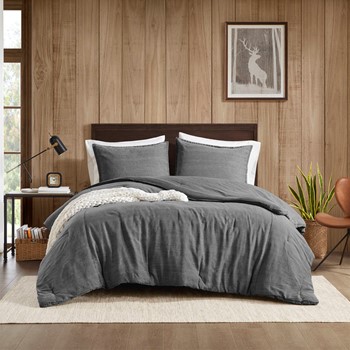 Mckenzie Cotton Twill Washed Comforter Set