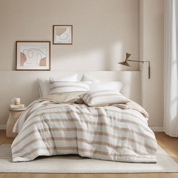 Wholesale Super Listing Merritt Yarn-dyed Striped Comforter