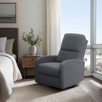 Dakota Power Recliner 3-in-1 with Swivel, Glider, Charging Station
