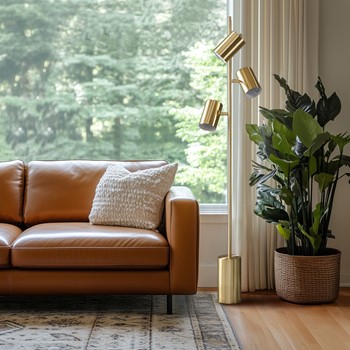 Alta 3-Light Metal Floor Lamp