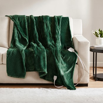 Wholesale Beautyrest Heated Microlight to Berber Throw