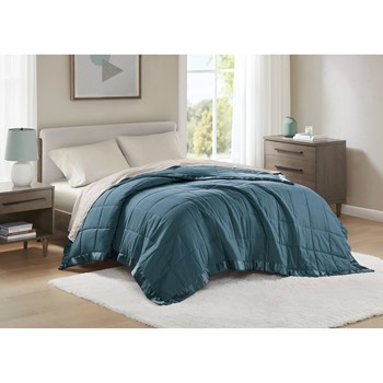Wholesale Madison Park Windom Lightweight Down Alternative Blanket with Satin Trim