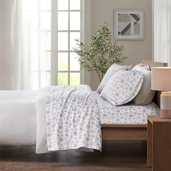 Wholesale True North by Sleep Philosophy Cozy Cotton Flannel Printed Sheet Set