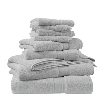 800GSM 100% Cotton 8 Piece Towel Set