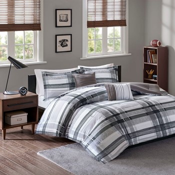 Rudy Plaid Comforter Set