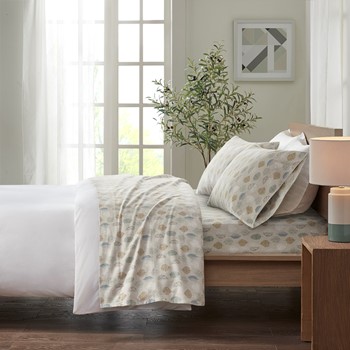 Wholesale True North by Sleep Philosophy Cozy Cotton Flannel Printed Sheet Set