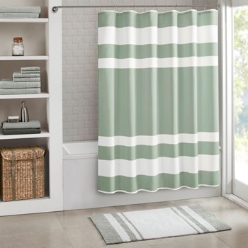 Wholesale Madison Park Spa Waffle Shower Curtain with 3M Treatment