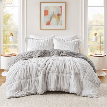 Gia Faux Fur Comforter Mini Set