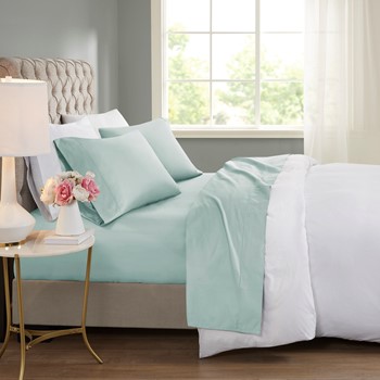 600 Thread Count Cooling Cotton Blend 4 PC Sheet Set
