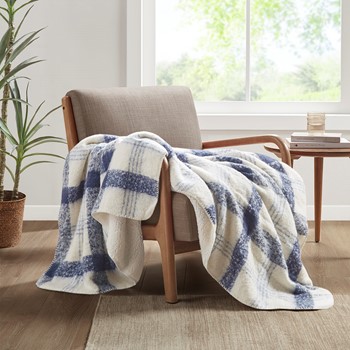 Wholesale Woolrich Bloomington Faux Mohair to Sherpa Throw