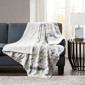 Sachi Oversized Faux Fur Throw