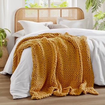Wholesale Madison Park Chunky Double Knit Handmade Throw Blanket