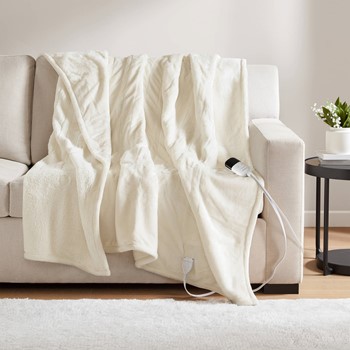 Wholesale Beautyrest Heated Microlight to Berber Throw