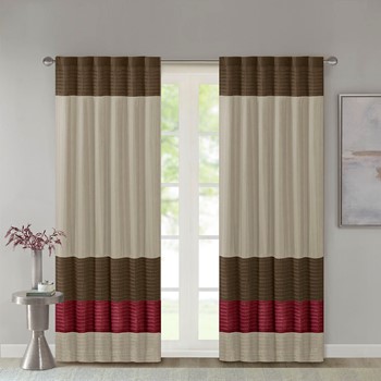 Amherst Polyoni Pintuck Curtain Panel