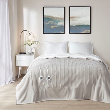 Wholesale Serta Fleece to Sherpa Heated Blanket