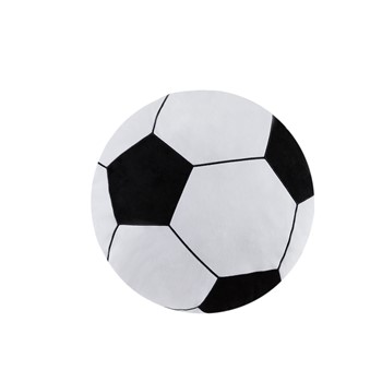 Soccer Pillow 12 X 12, Black