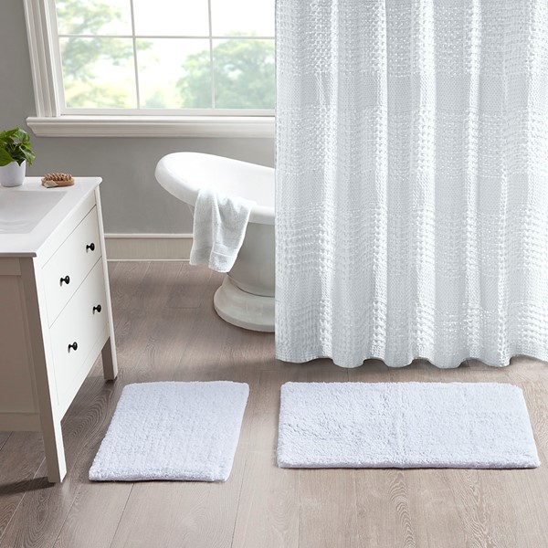 Cotton Tufted Bath Rug Set 2 Pieces